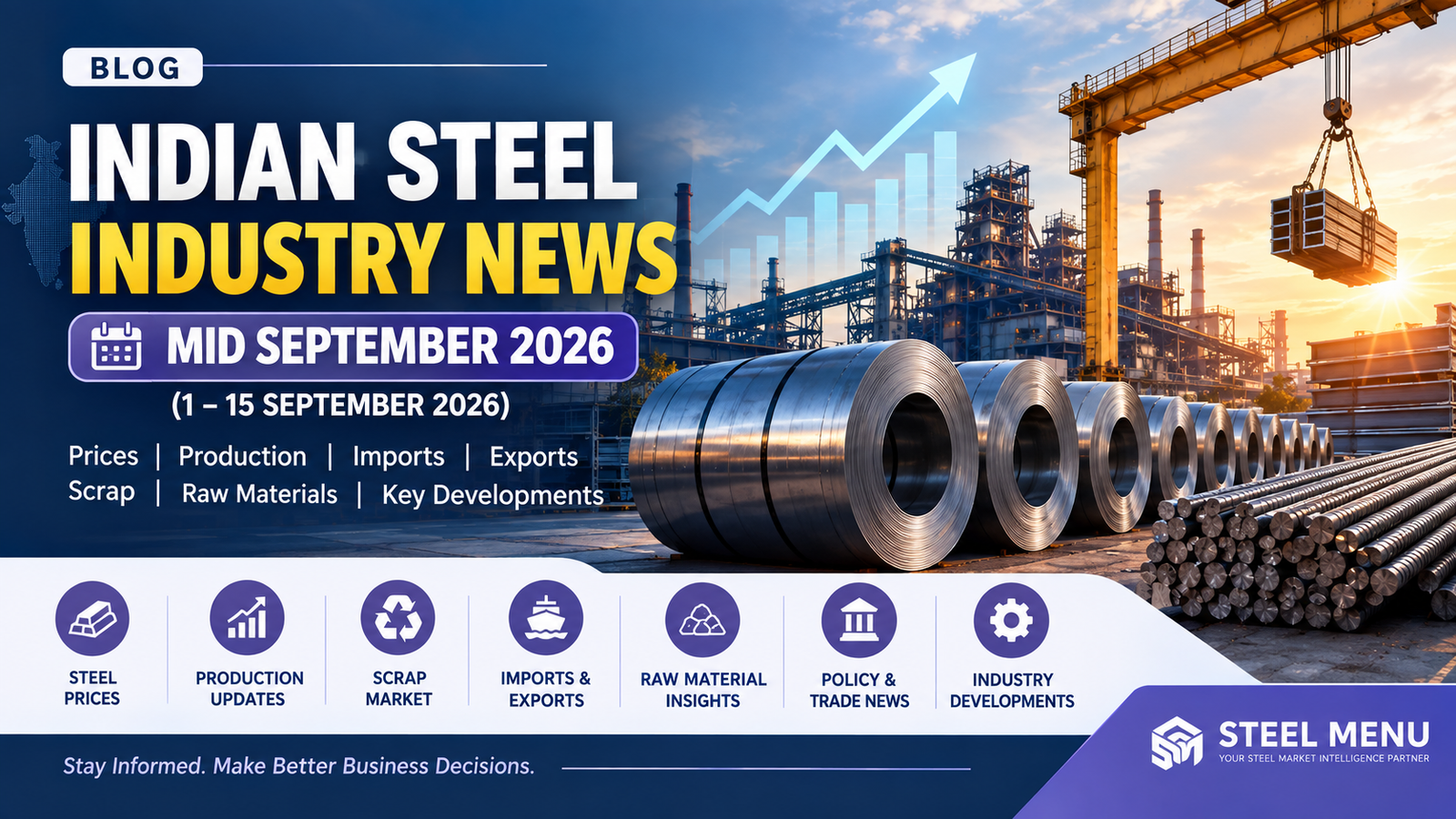 Indian Steel Industry News: Mid September 2026